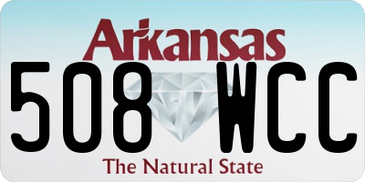 AR license plate 508WCC