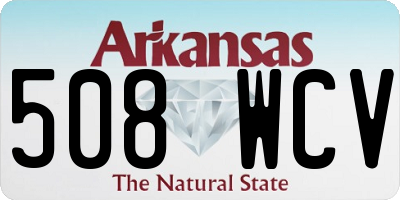 AR license plate 508WCV