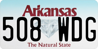 AR license plate 508WDG