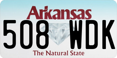 AR license plate 508WDK