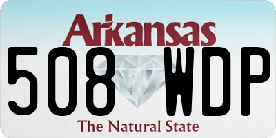 AR license plate 508WDP