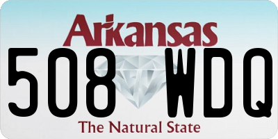 AR license plate 508WDQ