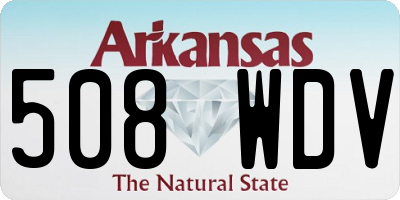 AR license plate 508WDV