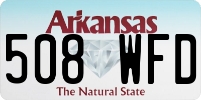 AR license plate 508WFD