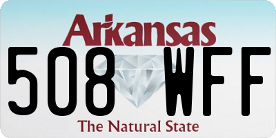 AR license plate 508WFF