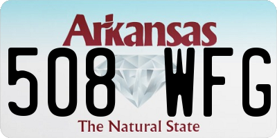AR license plate 508WFG