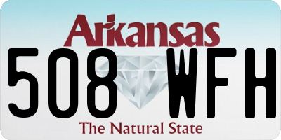 AR license plate 508WFH