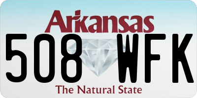 AR license plate 508WFK