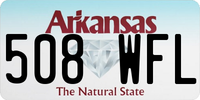 AR license plate 508WFL