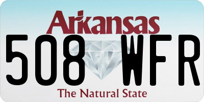 AR license plate 508WFR