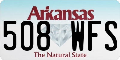 AR license plate 508WFS