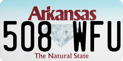 AR license plate 508WFU