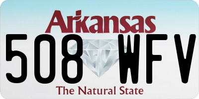 AR license plate 508WFV