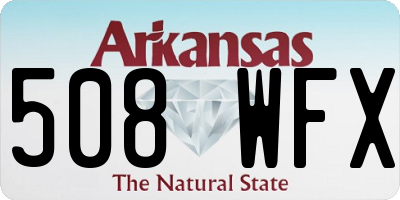 AR license plate 508WFX