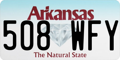 AR license plate 508WFY