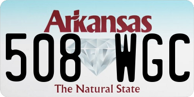 AR license plate 508WGC