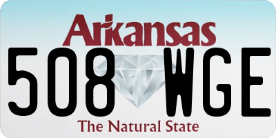 AR license plate 508WGE