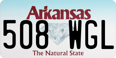 AR license plate 508WGL