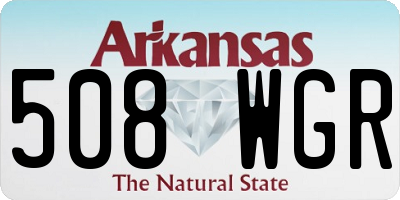 AR license plate 508WGR