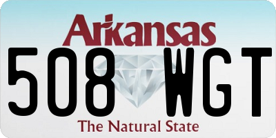 AR license plate 508WGT