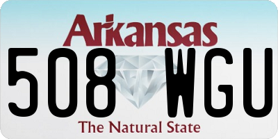 AR license plate 508WGU
