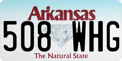 AR license plate 508WHG