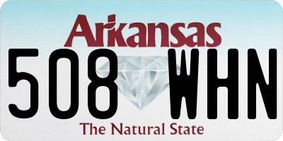 AR license plate 508WHN