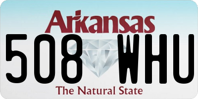 AR license plate 508WHU