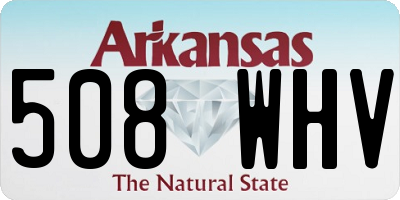 AR license plate 508WHV
