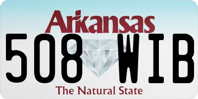 AR license plate 508WIB