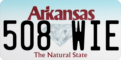 AR license plate 508WIE