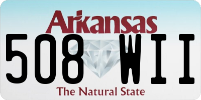 AR license plate 508WII