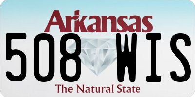 AR license plate 508WIS
