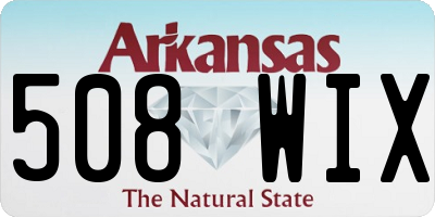 AR license plate 508WIX