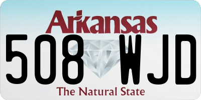 AR license plate 508WJD