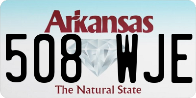 AR license plate 508WJE