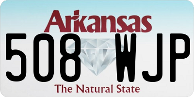 AR license plate 508WJP