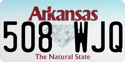 AR license plate 508WJQ