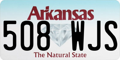 AR license plate 508WJS