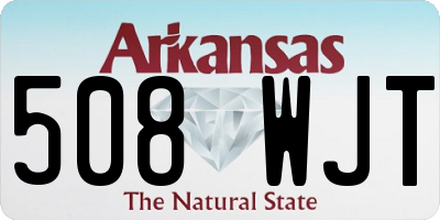 AR license plate 508WJT