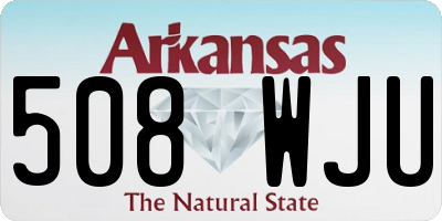 AR license plate 508WJU