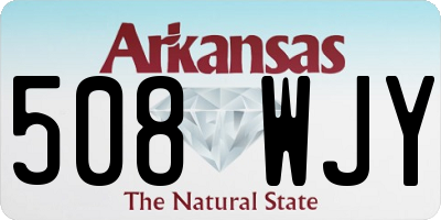 AR license plate 508WJY
