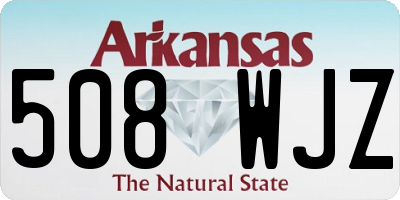 AR license plate 508WJZ
