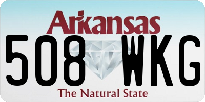 AR license plate 508WKG