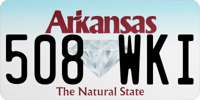 AR license plate 508WKI