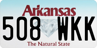 AR license plate 508WKK