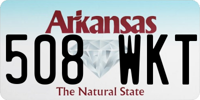 AR license plate 508WKT