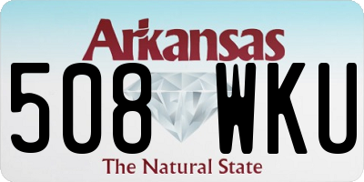 AR license plate 508WKU