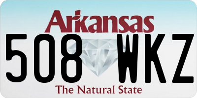 AR license plate 508WKZ