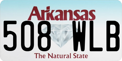 AR license plate 508WLB